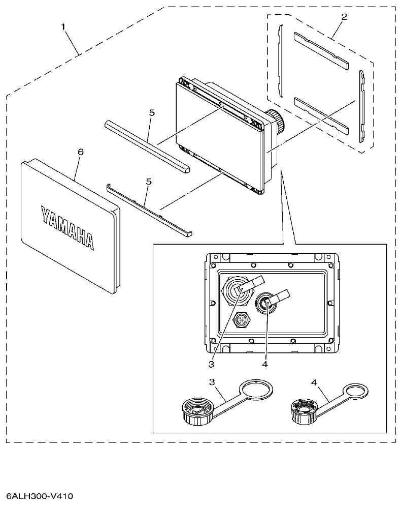 Yamaha F130AET, FL130AET OPTIONAL PARTS 5 parts diagram